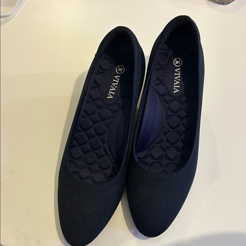 VIVAIA Women's Classic Navy Wedge Shoes